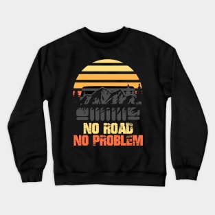 Retro Jeep Offroad Crewneck Sweatshirt